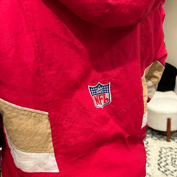 San Francisco 49’ers NFL Pro Line starter jacket XL detachable hood. - Picture 7 of 10